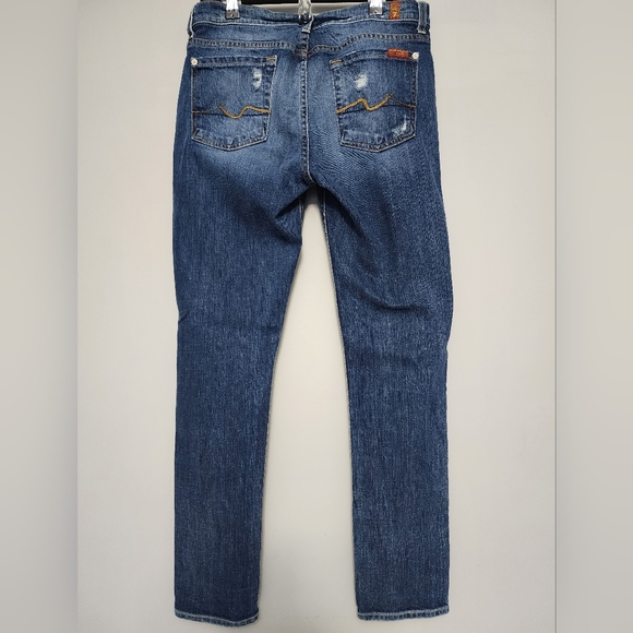 7 for all Mankind Josefina skinny Boyfriend Distressed Jeans size 26 - Picture 2 of 11